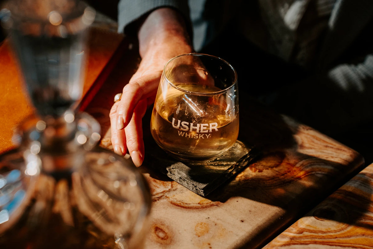 Usher Whisky Glasses - pack of 4