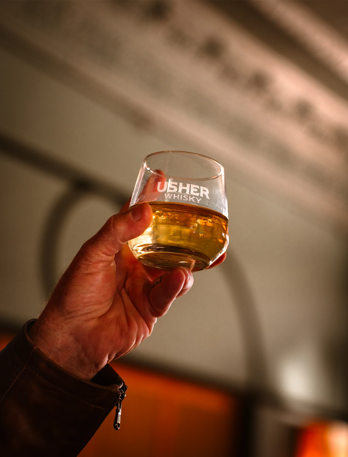 Usher Whisky Glasses - pack of 2