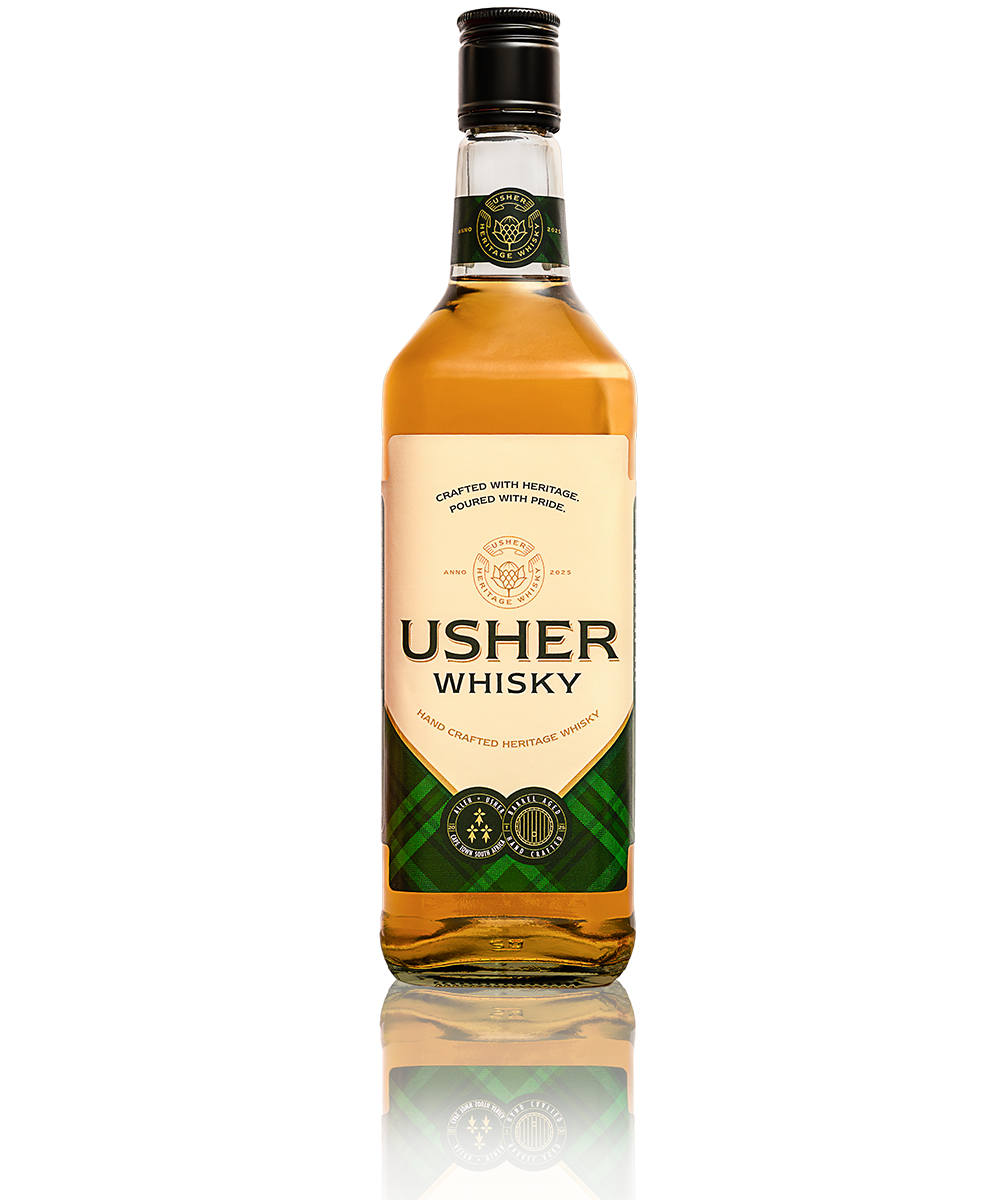 Usher Whisky Limited Edition Premium Blended Whisky
