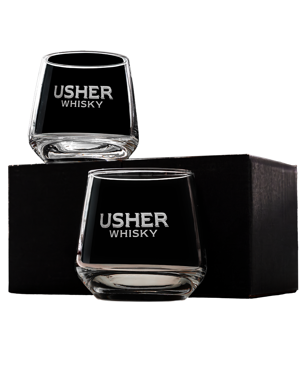 Limited Edition Premium Blended Whisky Set with 2 glasses